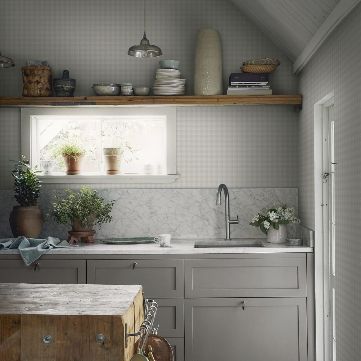 Herman Wallpaper - Sandstone - Sandberg - 245-21 - Premier Wallcovering