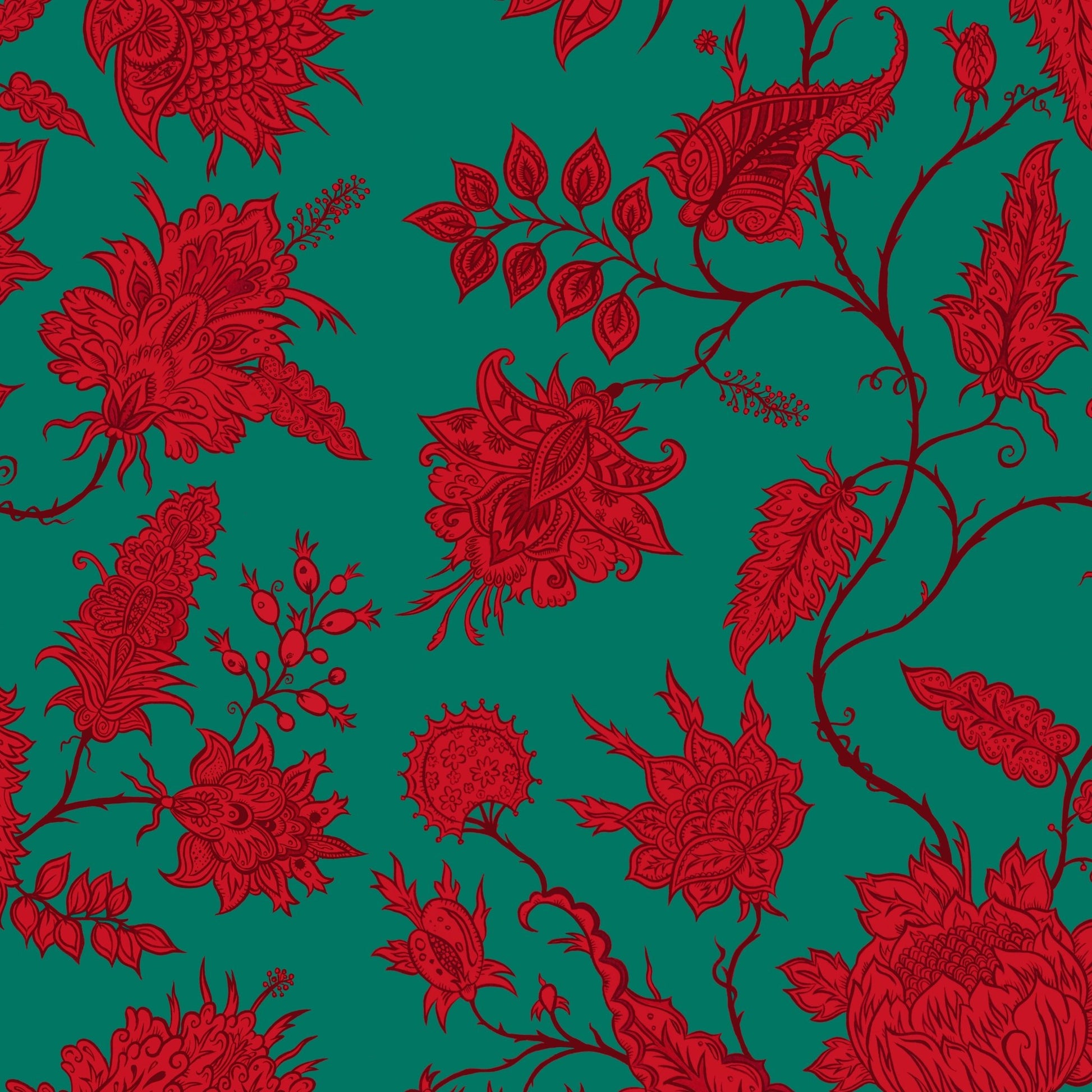 Hermosa Wallpaper - Malachite/Jasper - Wear The Walls - HEMJ807652 - Premier Wallcovering