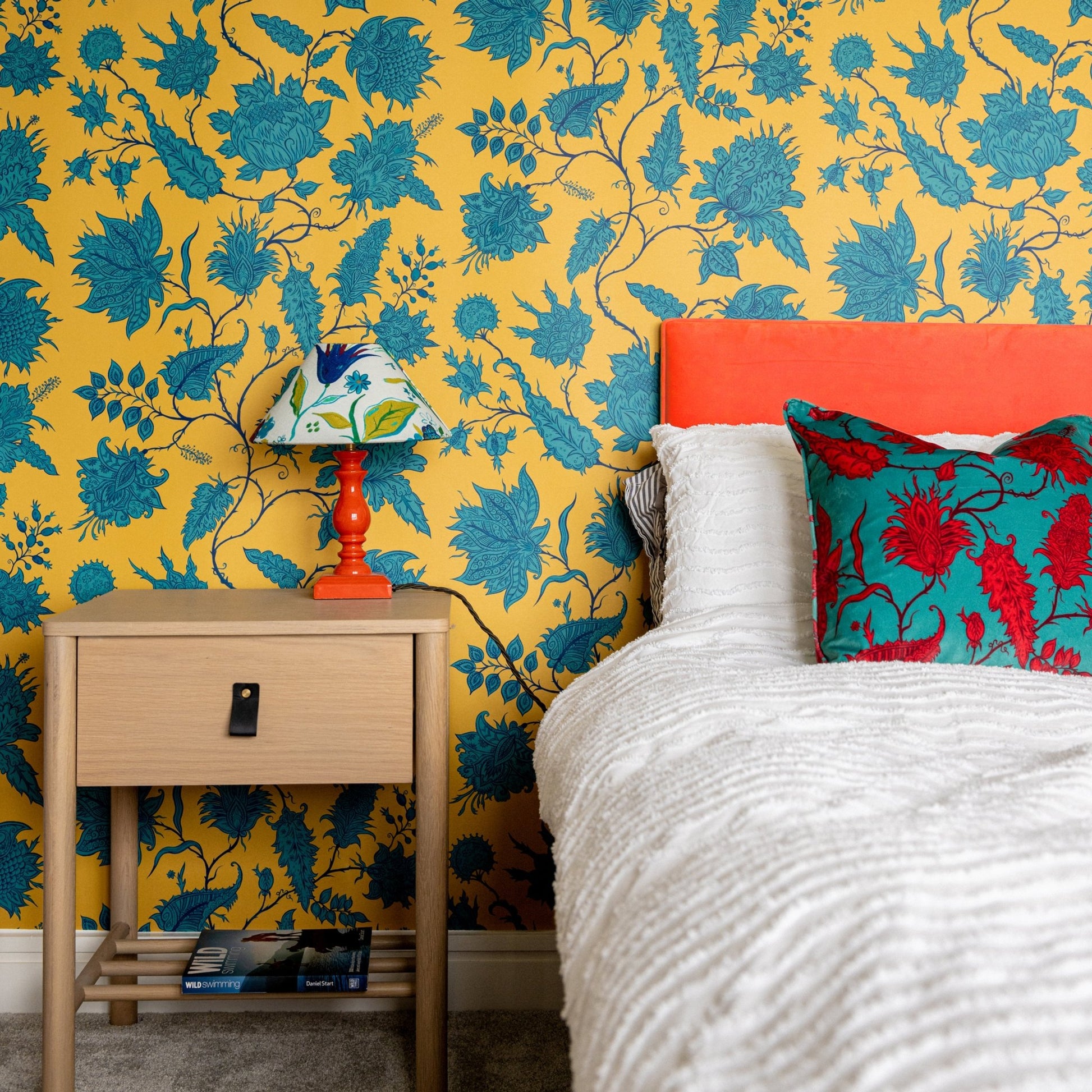 Hermosa Wallpaper - Citrine/Zircon - Wear The Walls - HECZ807652 - Premier Wallcovering