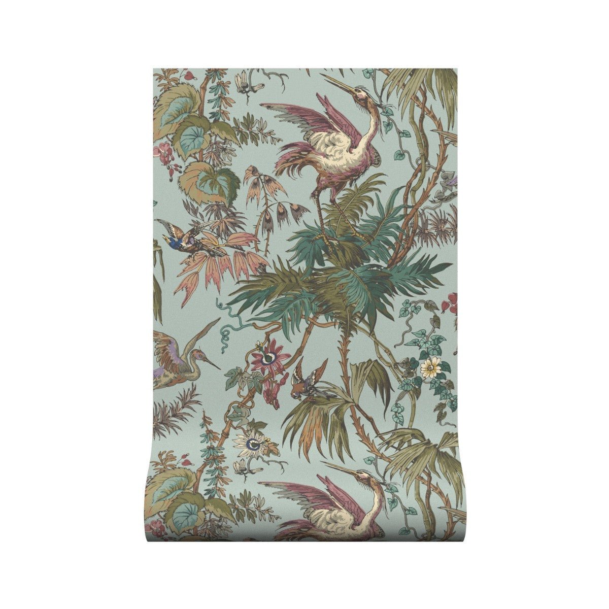 Herons Wallpaper - Mineral - Warner House - Premier Wallcovering