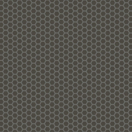 Hexie Astoria Fantasia Wallpaper - Charcoal/Grey - Ted Baker - 12633 - Premier Wallcovering