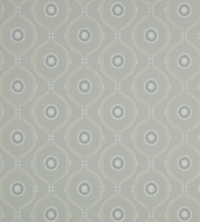 Heywood Wallpaper - Aqua - Colefax & Fowler - 07130/01 - Premier Wallcovering