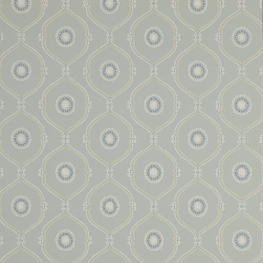 Heywood Wallpaper - Aqua - Colefax & Fowler - 07130/01 - Premier Wallcovering