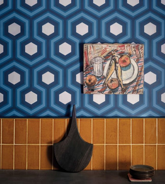 Hicks' Grand Wallpaper - Chalk & Dove on Shell - 95/6036 - Cole & Son - Premier Wallcovering