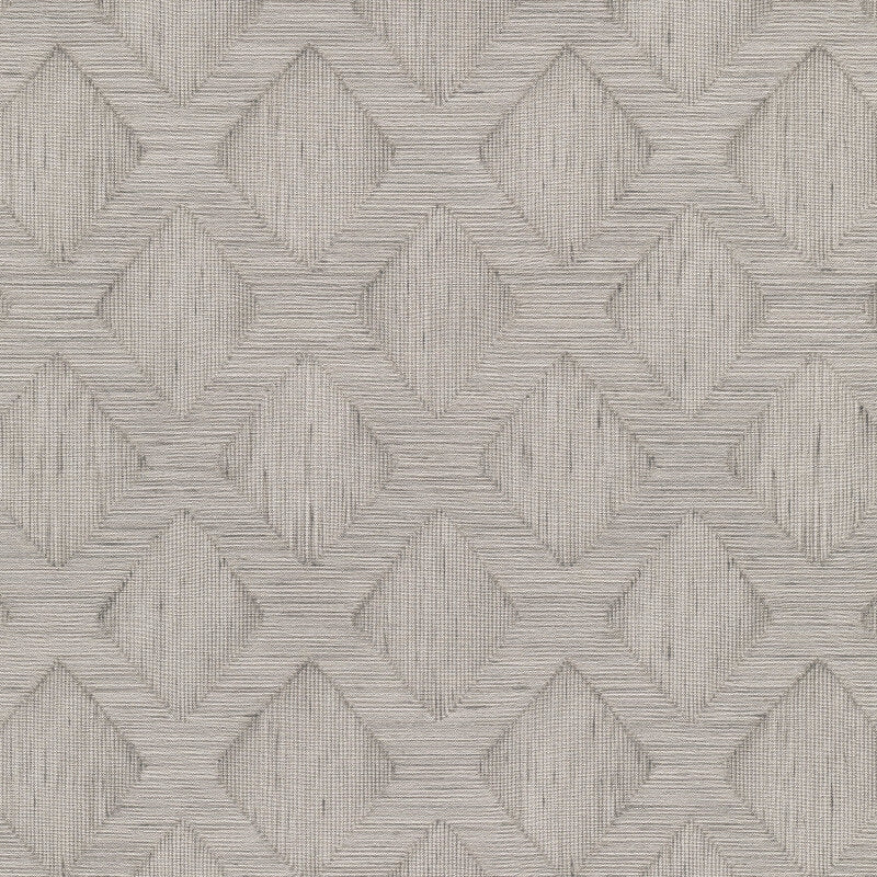 Hidden Harmony Geometric Wallpaper - Grey - Erismann - 10509 - 37 - Premier Wallcovering