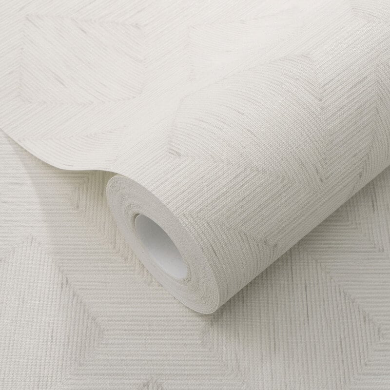 Hidden Harmony Geometric Wallpaper - Ivory - Erismann - 10509 - 31 - Premier Wallcovering