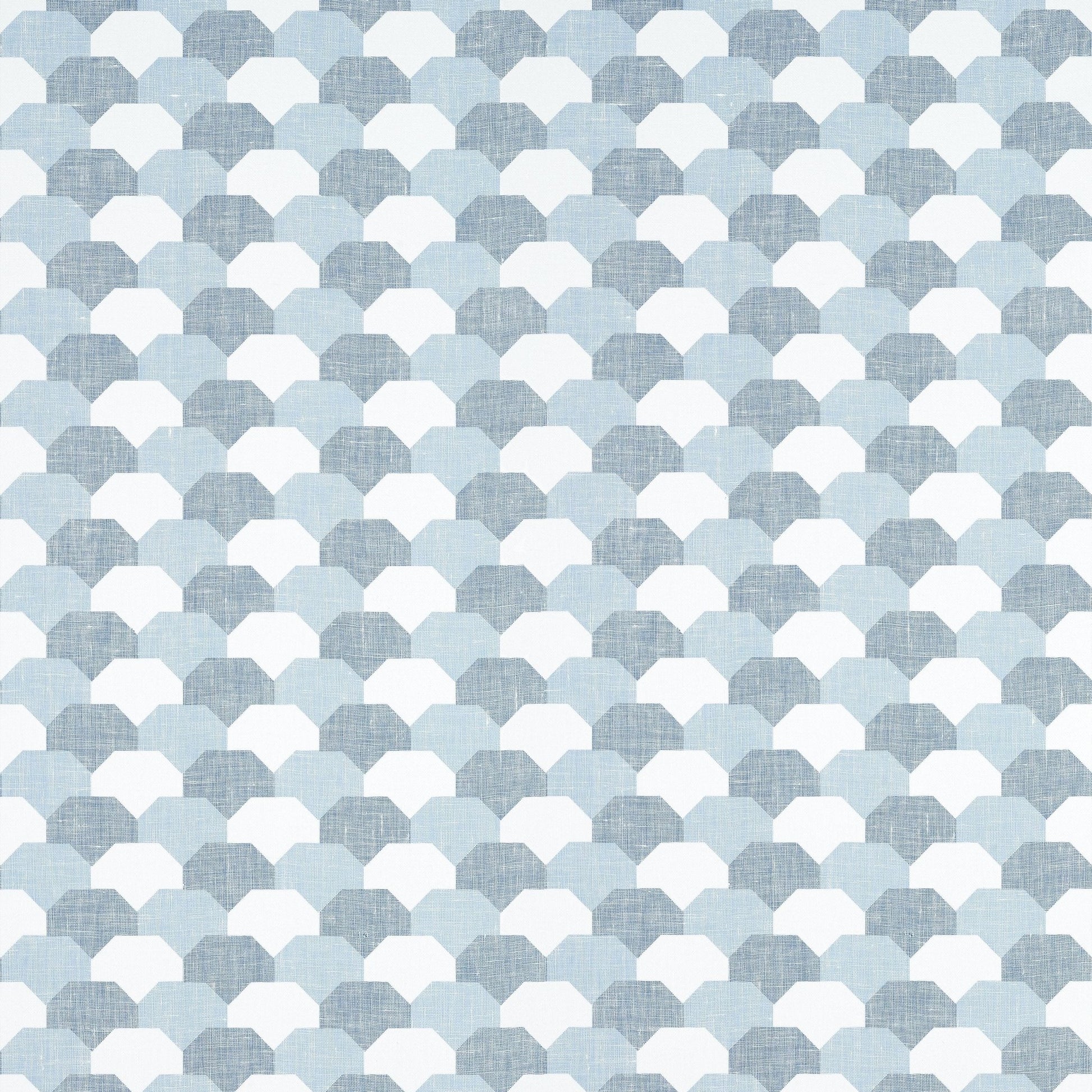 Hidden Hills Wallpaper - Navy & White - Thibaut - T27010 - Premier Wallcovering
