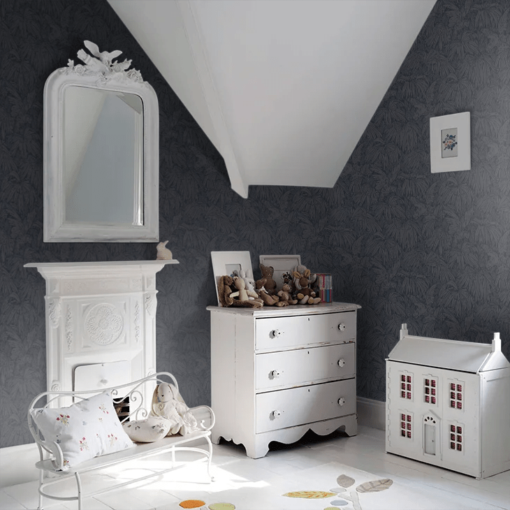 Hidden Parrot Wallpaper - Blue - Boråstapeter - 2278 - Premier Wallcovering