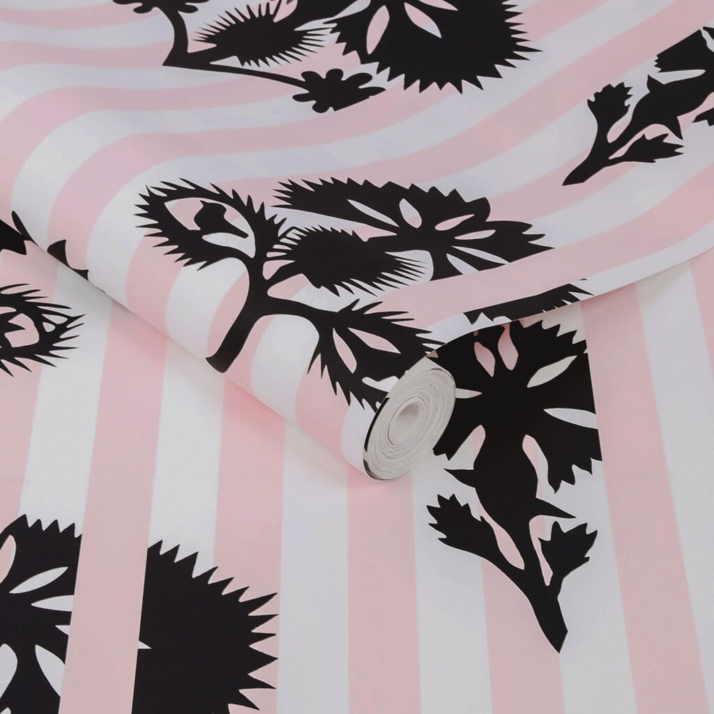 Hide and Seek Wallpaper - Rose - Graham & Brown - 113477 - Premier Wallcovering