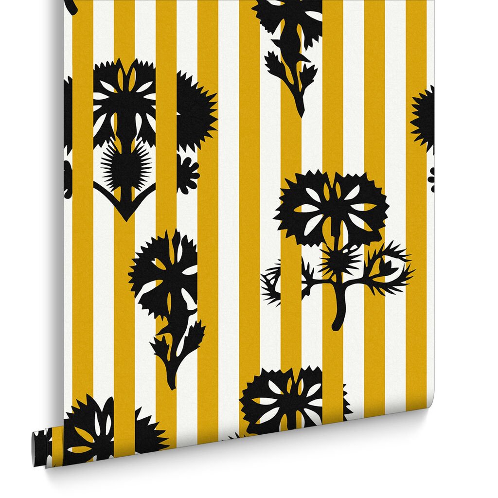 Hide and Seek Wallpaper - Mustard - Graham & Brown - 113478 - Premier Wallcovering