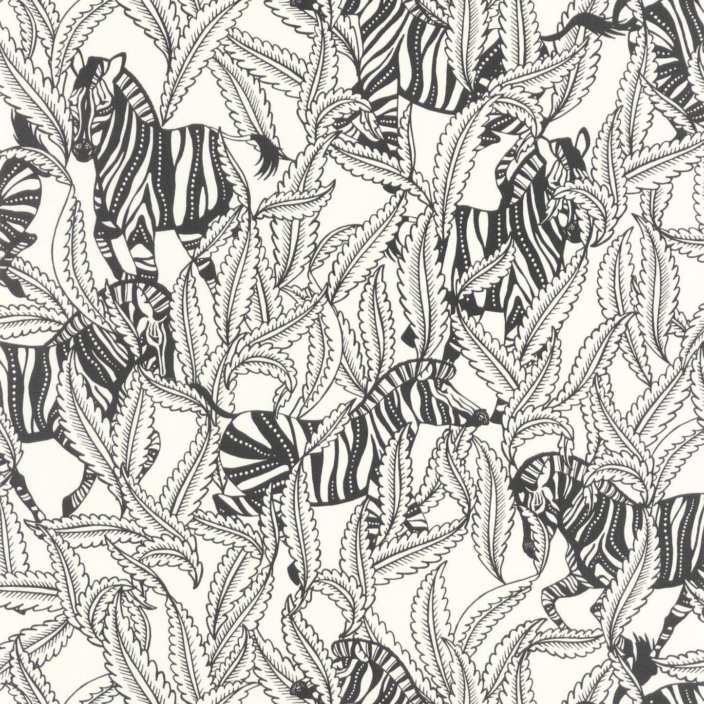 Hiding Wallpaper - Blanc Noir - Caselio - 104290997 - Premier Wallcovering