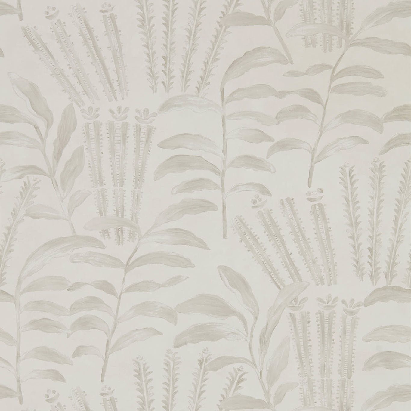 Highclere Wallpaper - Snow - ZDAR312859 - Zoffany - Premier Wallcovering