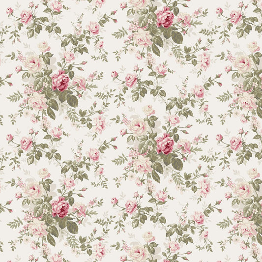 Highgrove Wallpaper - Blush - Timothy Wilman - TW2436 - Premier Wallcovering