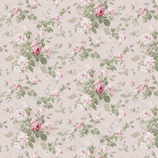Highgrove Wallpaper - Rose - Timothy Wilman - TW2441 - Premier Wallcovering
