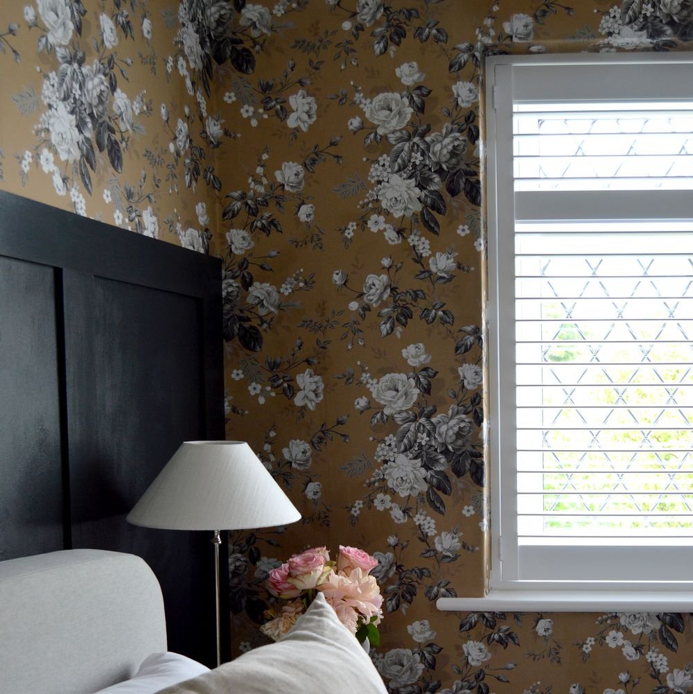 Highgrove Wallpaper - Mustard - Timothy Wilman - TW2438 - Premier Wallcovering