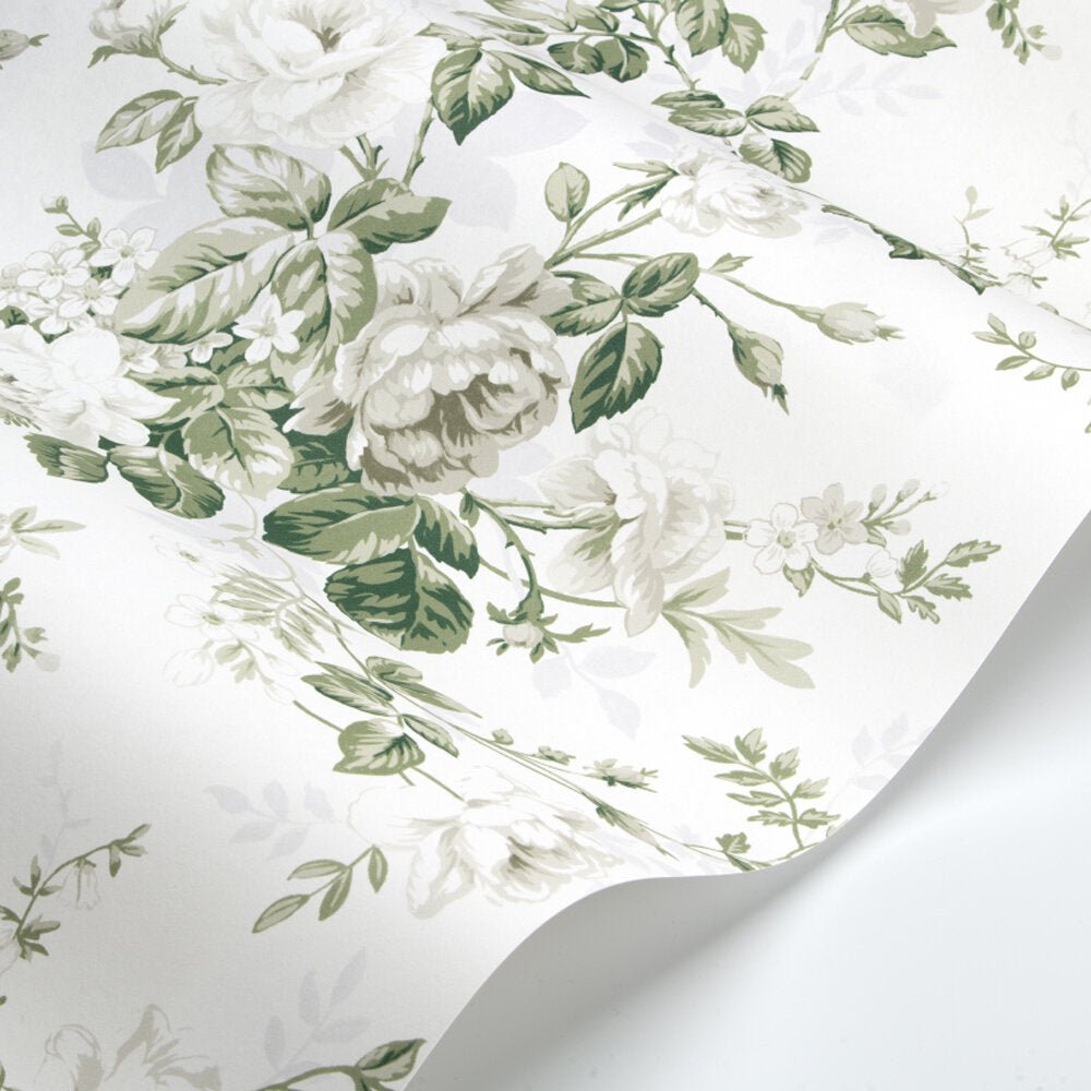 Highgrove Wallpaper - Sage - Timothy Wilman - TW2442 - Premier Wallcovering