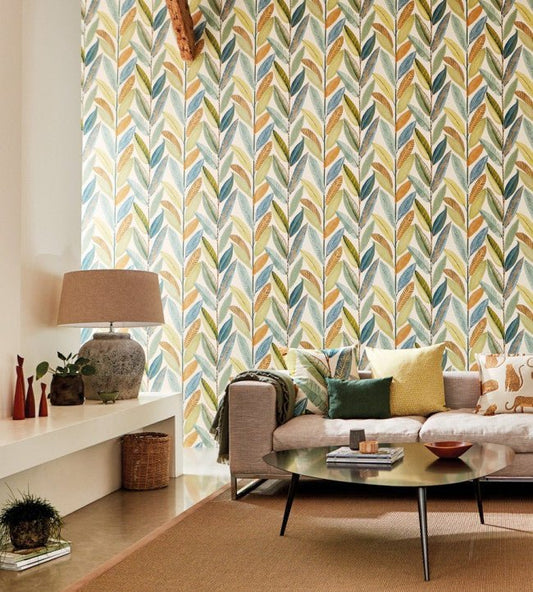 Hikkaduwa Wallpaper - Tropicana - NESW112203 - Scion - Premier Wallcovering