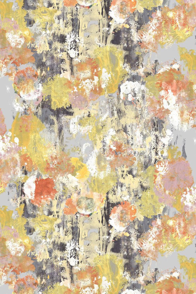 Hodge Splodge Cork Wallpaper - Yellow Crush - Timorous Beasties - DWN/HODS/WSCF/01 - Premier Wallcovering