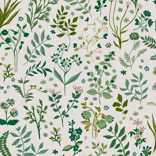 Holcombe Floral Wallpaper - Cream - Joules - 120873 - Premier Wallcovering
