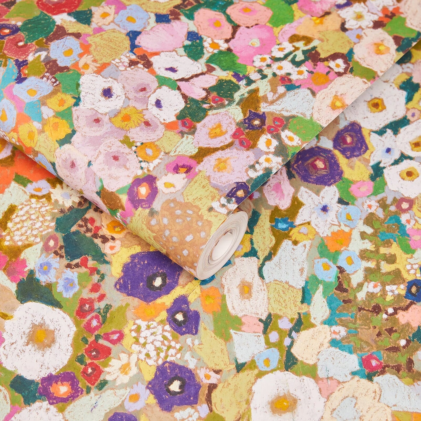 Hollyhocks Wallpaper - Spring - House of Hackney - 1 - WA - HOL - DI - SPR - XXX - Premier Wallcovering