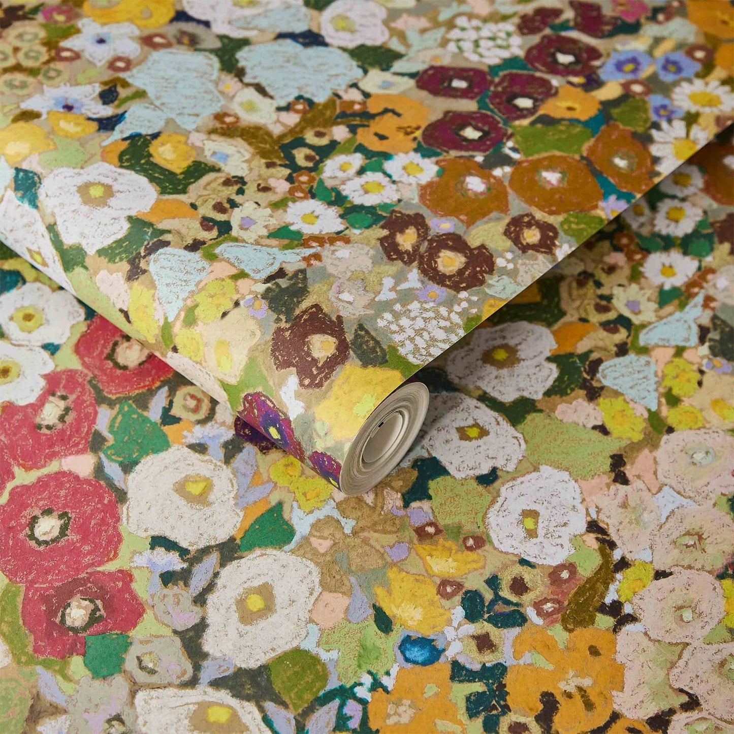 Hollyhocks Wallpaper - Summer - House of Hackney - 1 - WA - HOL - DI - SUM - XXX - Premier Wallcovering