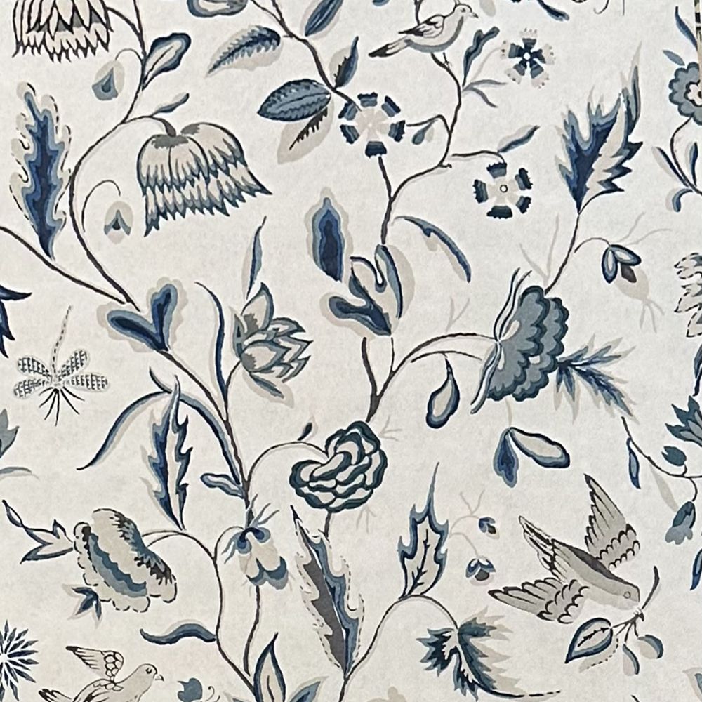 Holyrood Wallpaper - Blue - Borderline - 5196B - Premier Wallcovering