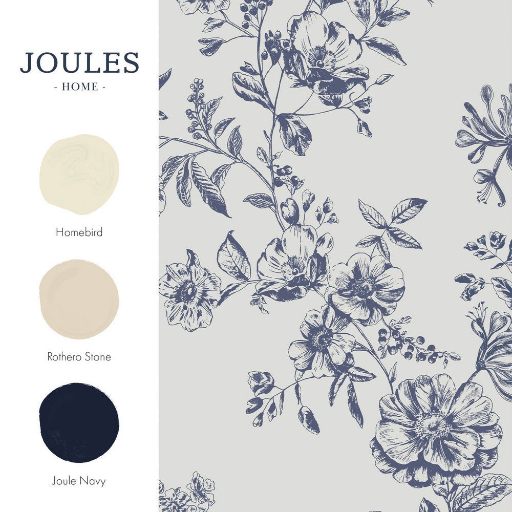 Honey Floral Wallpaper - Cream - Joules - 120866 - Premier Wallcovering