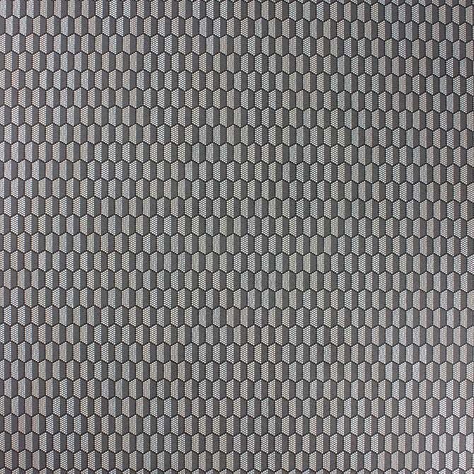 Honeycomb Wallpaper - Grey - Osborne & Little - W6762-02 - Premier Wallcovering