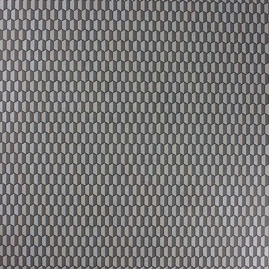 Honeycomb Wallpaper - Grey - Osborne & Little - W6762-02 - Premier Wallcovering