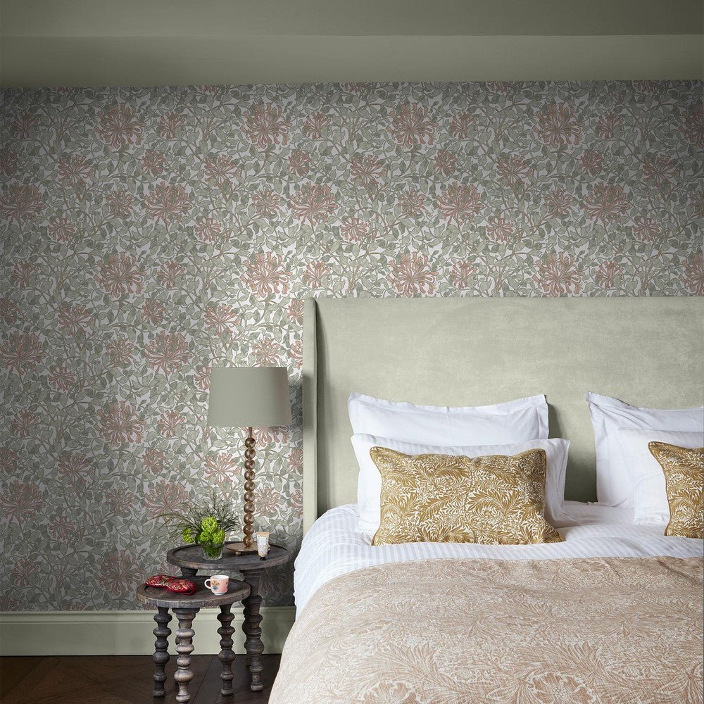 Honeysuckle Wallpaper - Maytime - 140488 - William Morris - Premier Wallcovering
