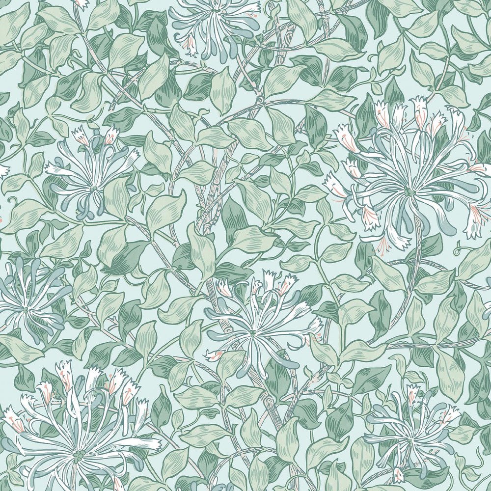 Honeysuckle Wallpaper - Breeze - 140485 - William Morris - Premier Wallcovering