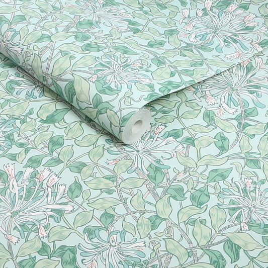 Honeysuckle Wallpaper - Breeze - 140485 - William Morris - Premier Wallcovering