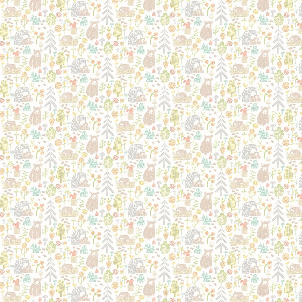 Honeywood Bears Wallpaper - Honeycomb - Ohpopsi - WGU50149W - Premier Wallcovering