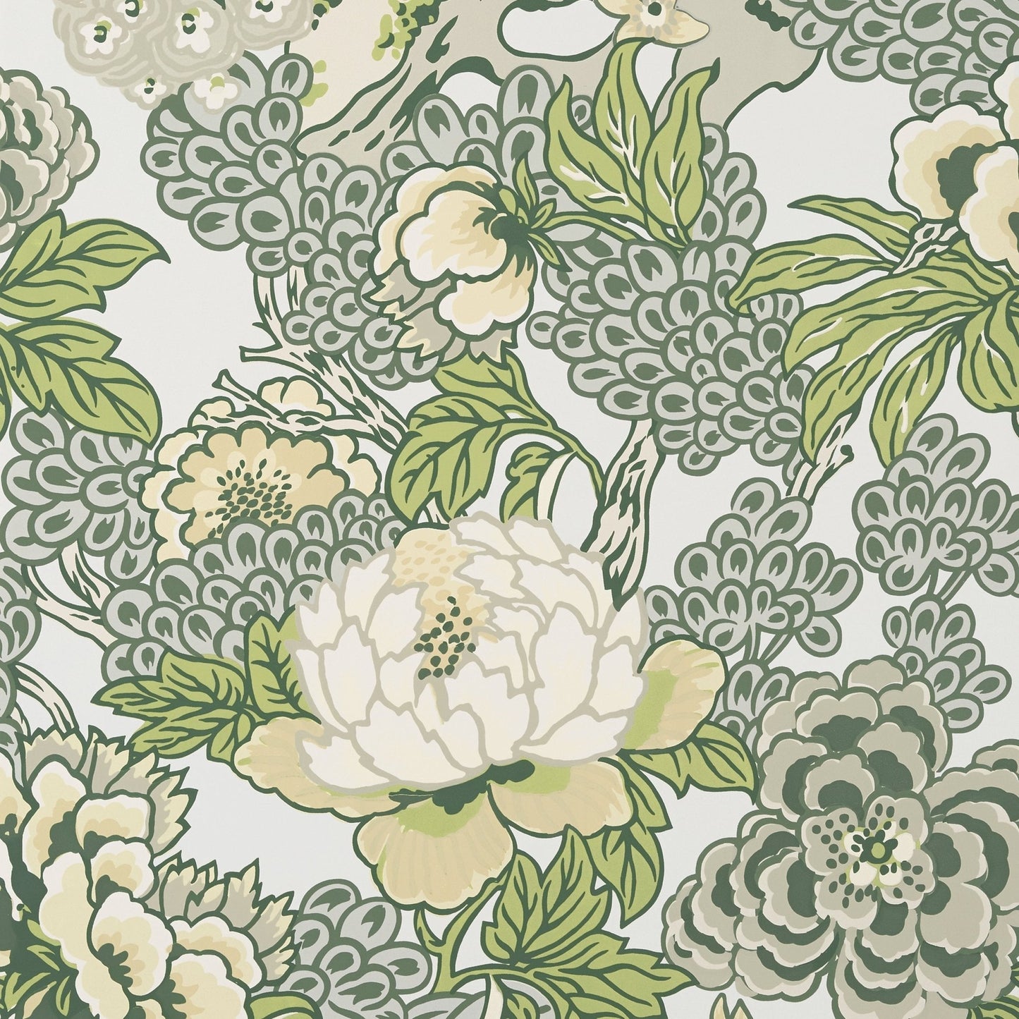 Honshu Wallpaper - Robin's Egg - Thibaut - T75485 - Premier Wallcovering