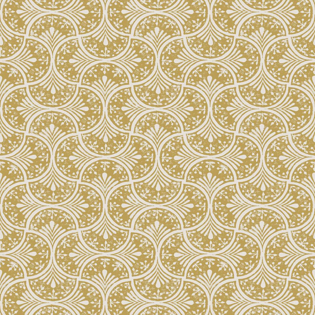 Hopwood Cottage Wallpaper - Ochre - Graham & Brown - 120638 - Premier Wallcovering