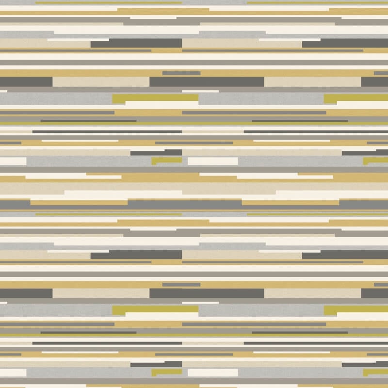 Horizontal Stripe Wallpaper - Olive Green - Hoopla Walls - HWA1059W - Premier Wallcovering