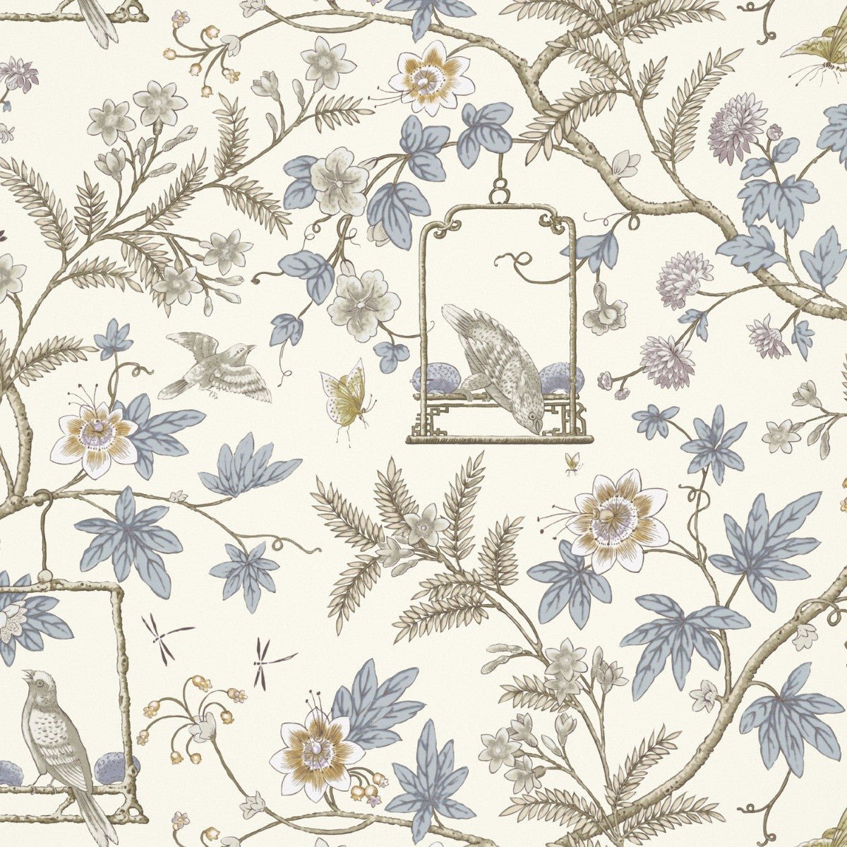 Horsham Wallpaper - Natural - Warner House - Premier Wallcovering