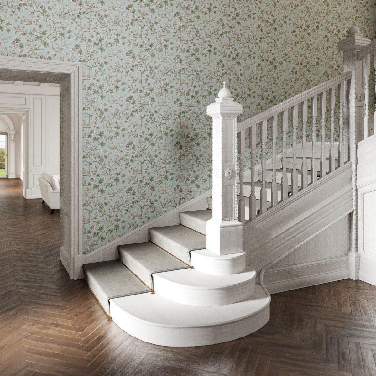 Horsham Wallpaper - Sky - Warner House - Premier Wallcovering