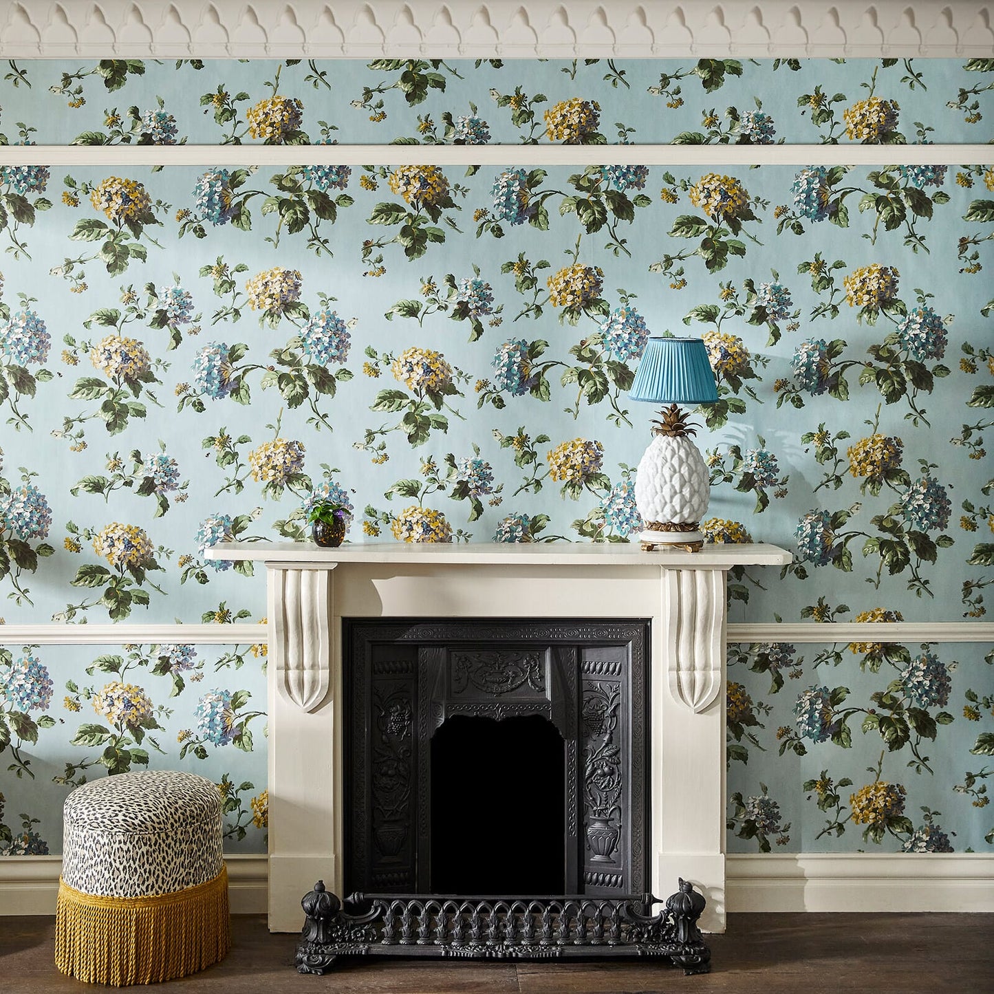 Hortensia Wallpaper - Sky - House of Hackney - 1 - WA - HOR - DI - SKY - XXX - Premier Wallcovering