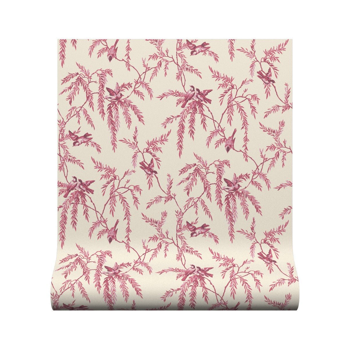 Housemartins Wallpaper - Raspberry - Warner House - Premier Wallcovering