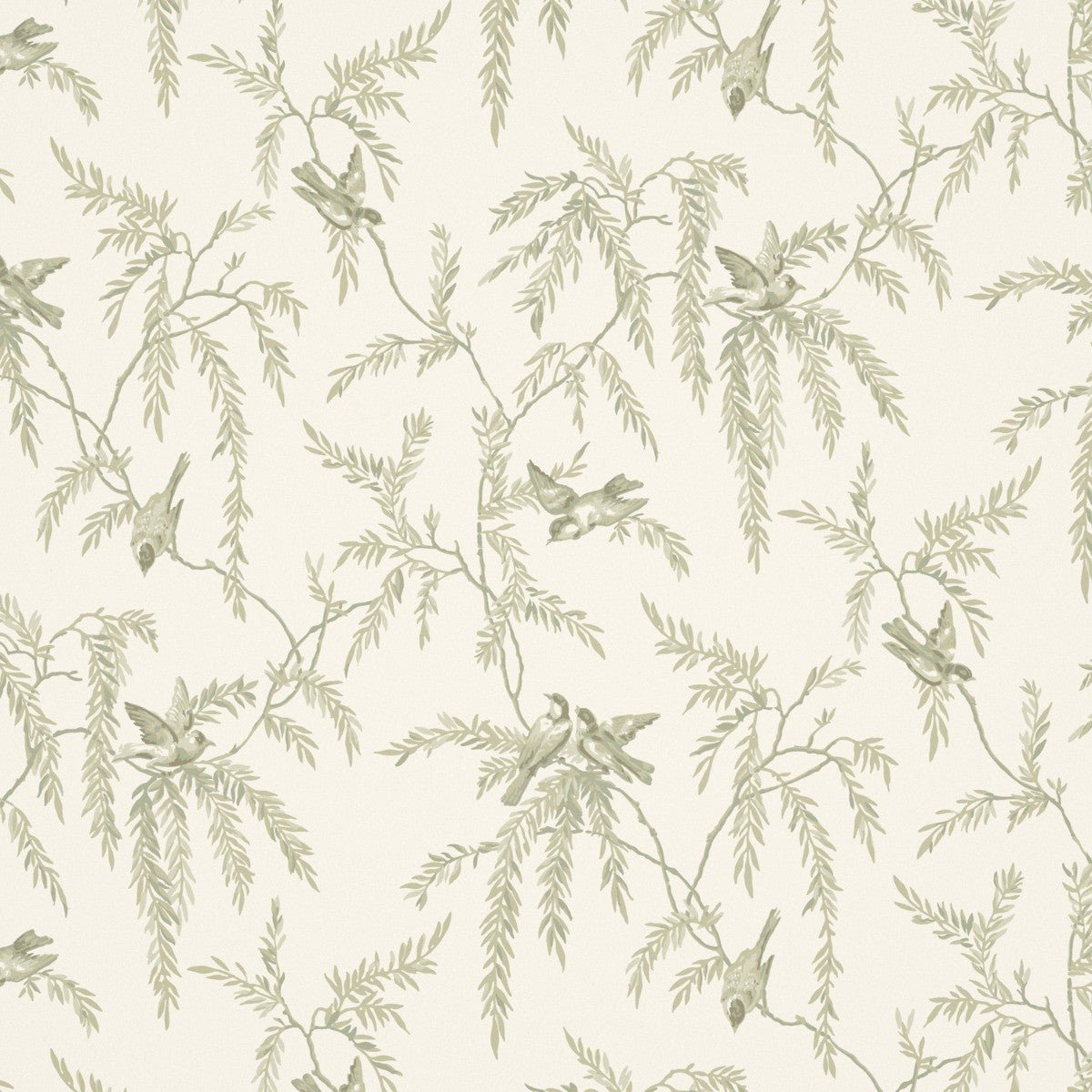 Housemartins Wallpaper - Sage - Warner House - Premier Wallcovering