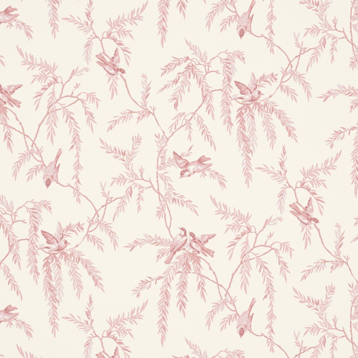 Housemartins Wallpaper - Rose - Warner House - Premier Wallcovering