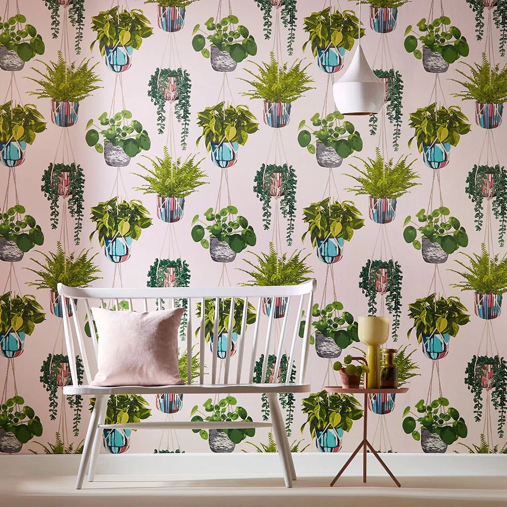 Houseplant Wallpaper - Ballet Slipper - Ohpopsi - GRA50110W - Premier Wallcovering