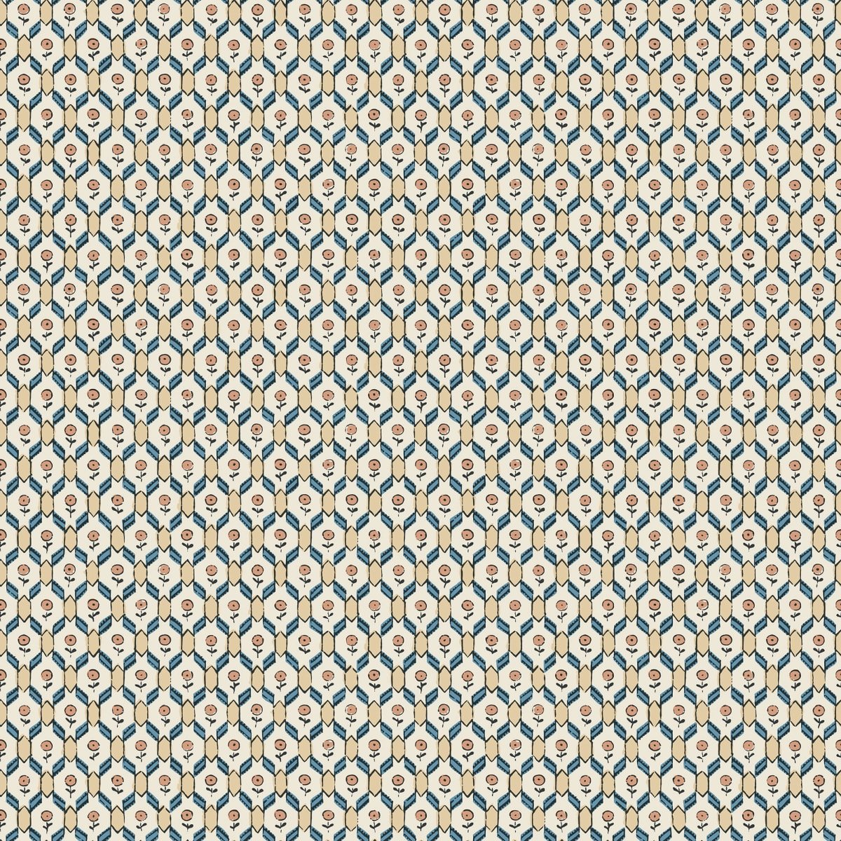 Hugo Wallpaper - Terracotta - Sandberg - S10242 - Premier Wallcovering