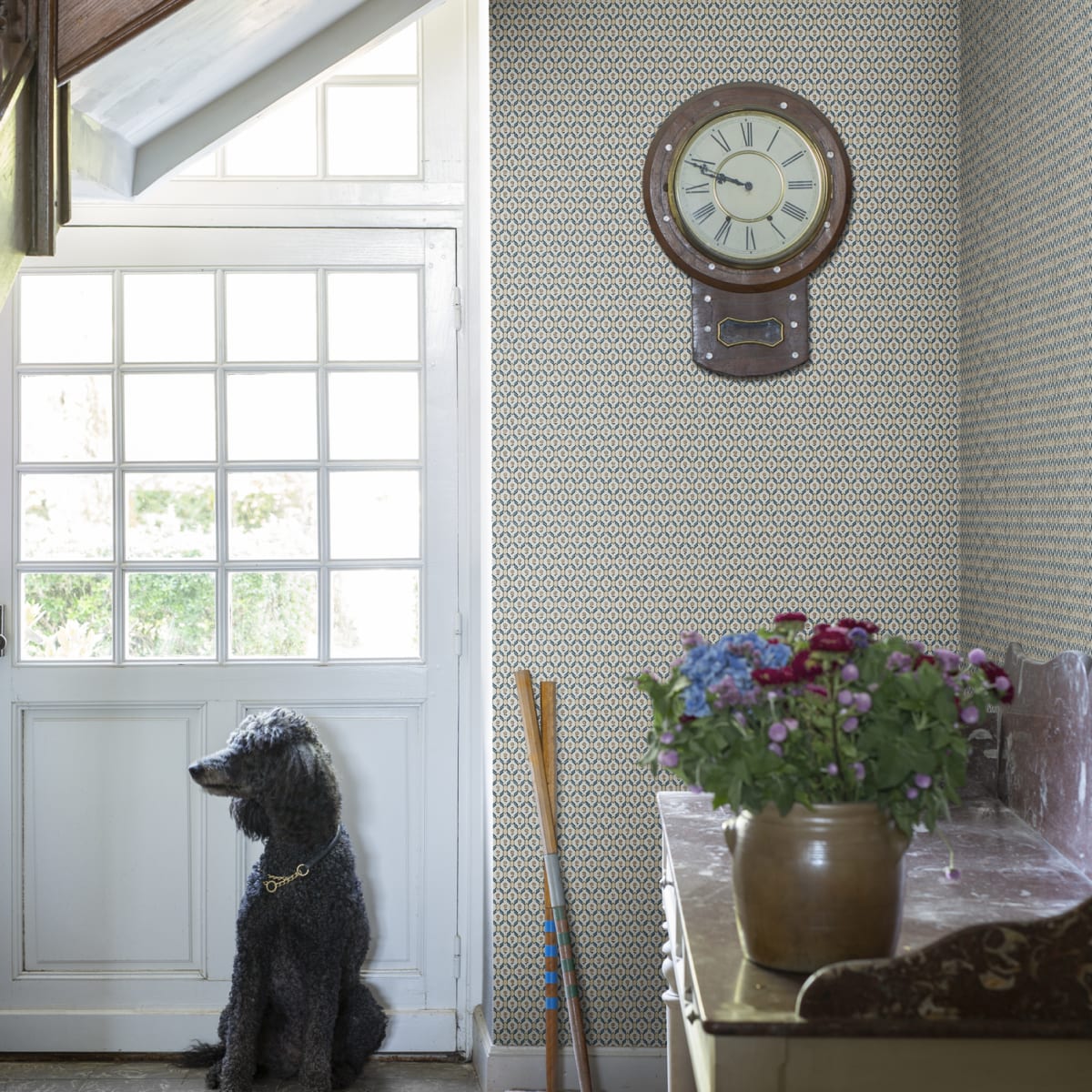 Hugo Wallpaper - Terracotta - Sandberg - S10242 - Premier Wallcovering