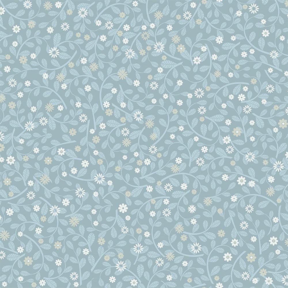 Hummelvik Wallpaper - Blue - Midbec - 24130 - Premier Wallcovering