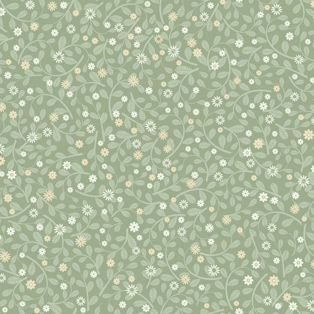 Hummelvik Wallpaper - Green - Midbec - 24127 - Premier Wallcovering
