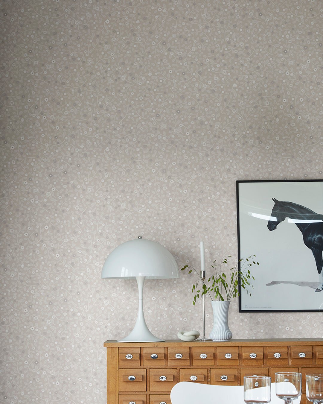 Hummelvik Wallpaper - Gray - Midbec - 24126 - Premier Wallcovering