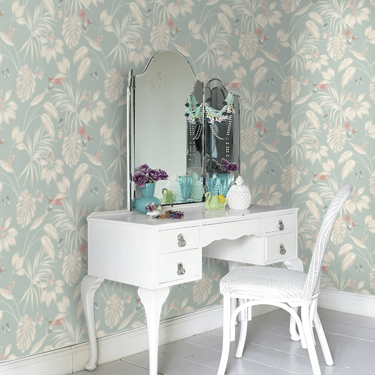 Hummingbird Wallpaper - Rich Duckegg - Ohpopsi - LBK50155W - Premier Wallcovering