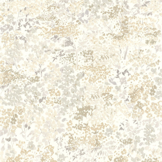Huntington Florescence Wallpaper - Beige - Casadeco - 82371219 - Premier Wallcovering